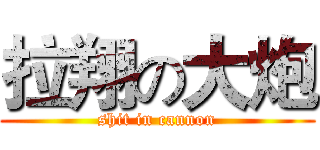 拉翔の大炮 (shit in cannon)