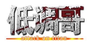 低调哥 (attack on titan)