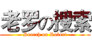 老罗の搜索 (Search on Robert)