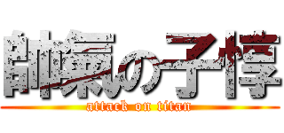 帥氣の子惇 (attack on titan)