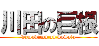 川田の巨根 (komadamu on kawata)