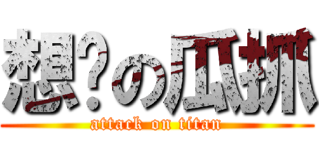 想你の瓜抓 (attack on titan)