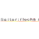 Ｓａｌｔａｒ：ｆｌｅｃｈａ ａｒｒｉｂａ ()