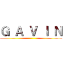 Ｇ Ａ Ｖ Ｉ Ｎ ()