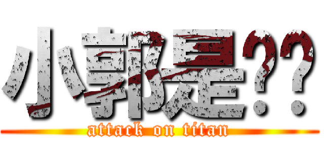 小郭是ㄏㄏ (attack on titan)