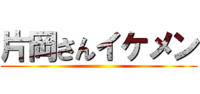 片岡さんイケメン ()