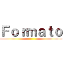 Ｆｏｒｍａｔｏ ()