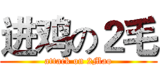 进鸡の２毛 (attack on 2Mao)