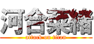 河合菜緒 (attack on titan)