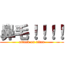 鼻毛！！！！ (attack on titan)