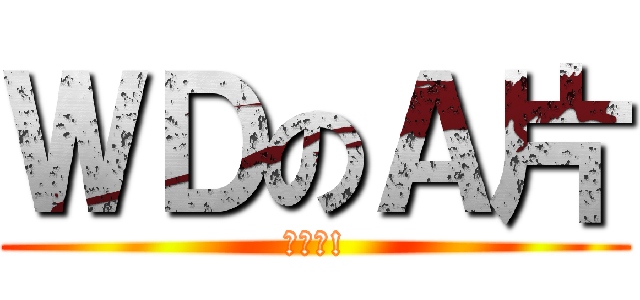 ＷＤのＡ片 (去死吧!)