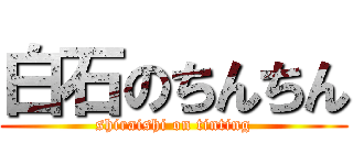 白石のちんちん (shiraishi on tinting)