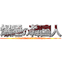 爆睡の韓国人 (bakusui no kankokuzin)