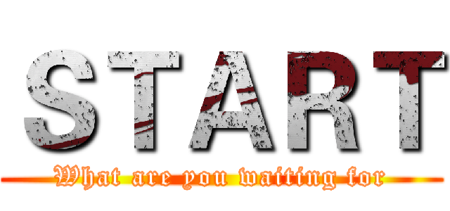 ＳＴＡＲＴ (What are you waiting for)
