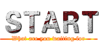 ＳＴＡＲＴ (What are you waiting for)