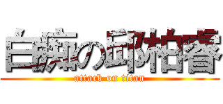 白痴の邱柏睿 (attack on titan)
