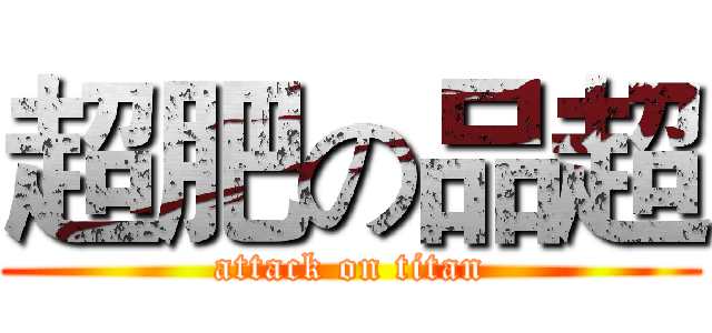 超肥の品超 (attack on titan)