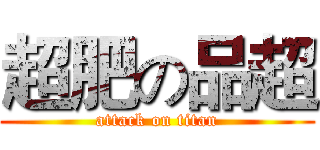 超肥の品超 (attack on titan)