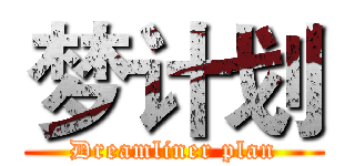 梦计划 (Dreamliner plan)