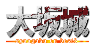 大坂城 (syuugaku on best3)