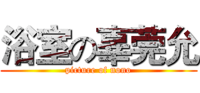 浴室の辜莞允 (picture of nono)