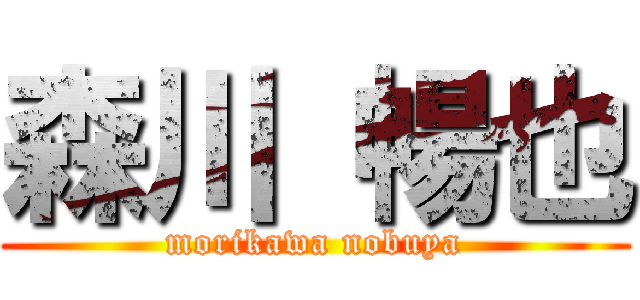 森川 暢也 (morikawa nobuya)