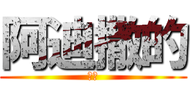 阿迪撒的 (随时)