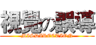視覺の誤導 (MISDIRECTION)
