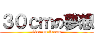 ３０ｃｍの夢想 (30cm on Dream)