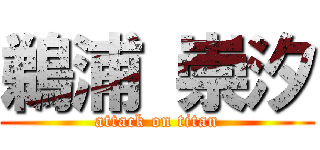 鵜浦 崇汐 (attack on titan)