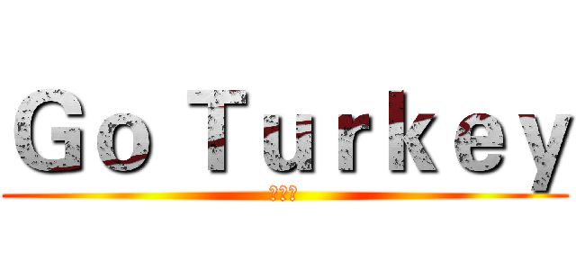 Ｇｏ Ｔｕｒｋｅｙ (火鸡队)