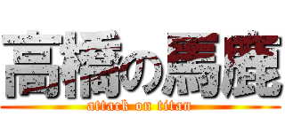 高橋の馬鹿 (attack on titan)