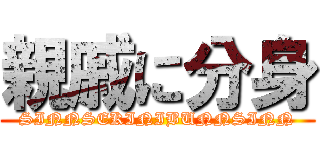 親戚に分身 (SINNSEKINIBUNNSINN)