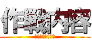 作戦内容 (さくせんないよう)