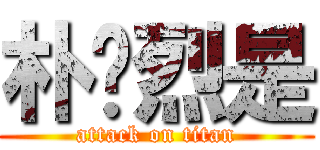 朴灿烈是 (attack on titan)