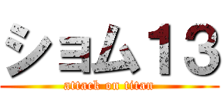 ショム１３ (attack on titan)