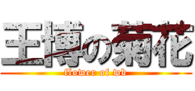 王博の菊花 (flower of wb)