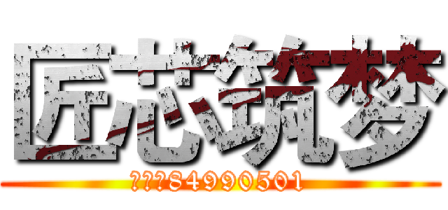 匠芯筑梦 (微信：84990501)