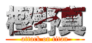 樫野真 (attack on titan)