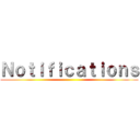 Ｎｏｔｉｆｉｃａｔｉｏｎｓ ()