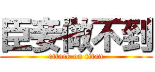 臣妾做不到 (attack on titan)