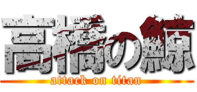 高橋の鯨 (attack on titan)