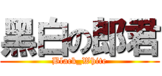 黑白の郎君 (Black_White)