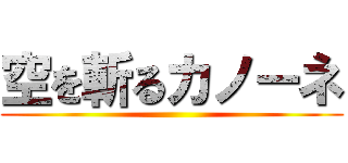 空を斬るカノーネ ()