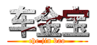 车金宝 (che jin bao)