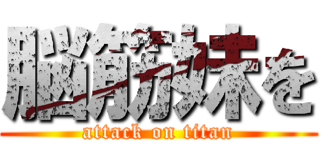 脳筋妹を (attack on titan)