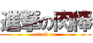 進撃の肉棒 (attack on )