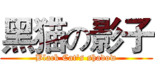 黑猫の影子 (Black Cat's shadow)