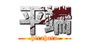 平端 (hirahata)
