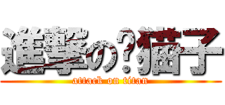 進撃の傻猫子 (attack on titan)